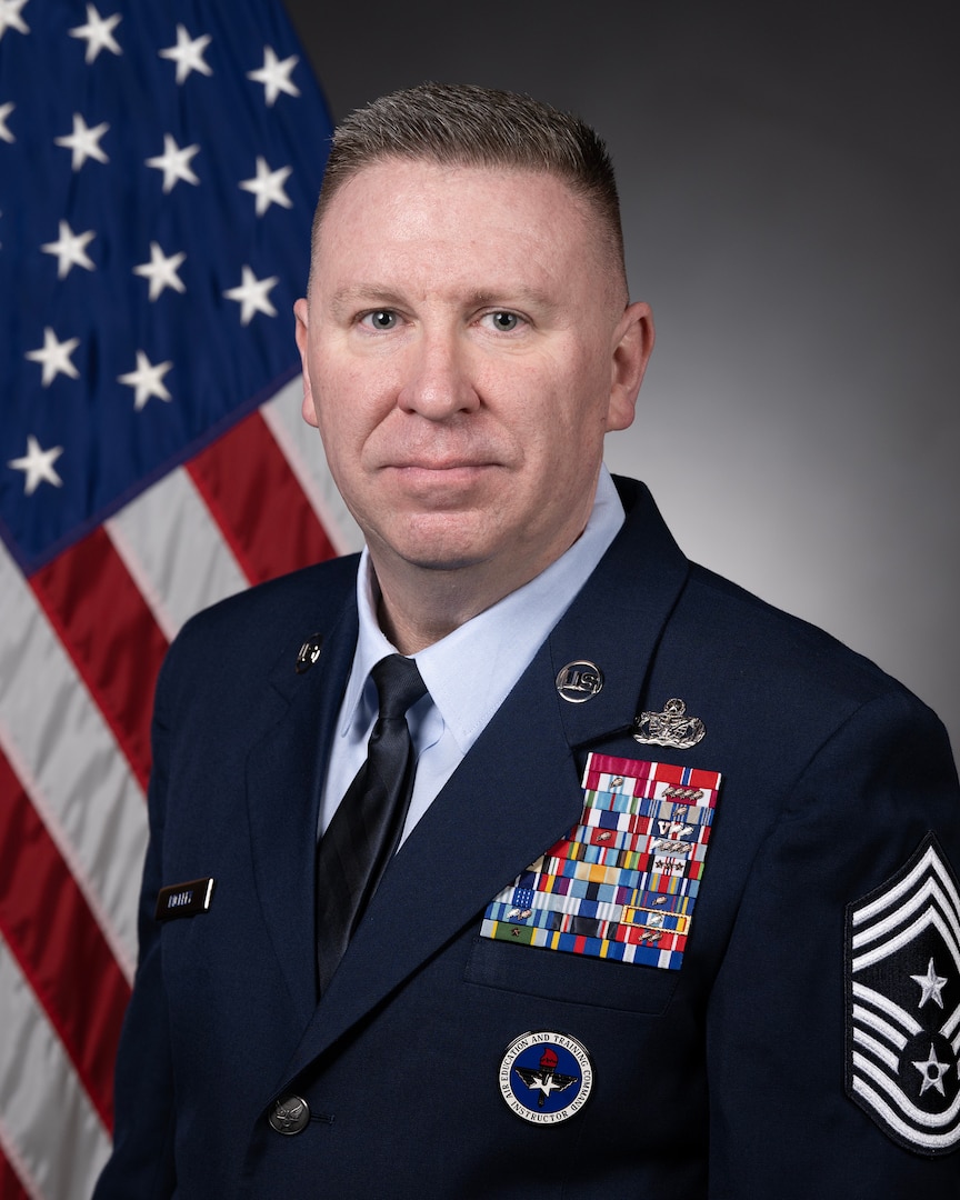 Chief Master Sgt. Chad Bickley, Command Chief of Air Education and Training Command