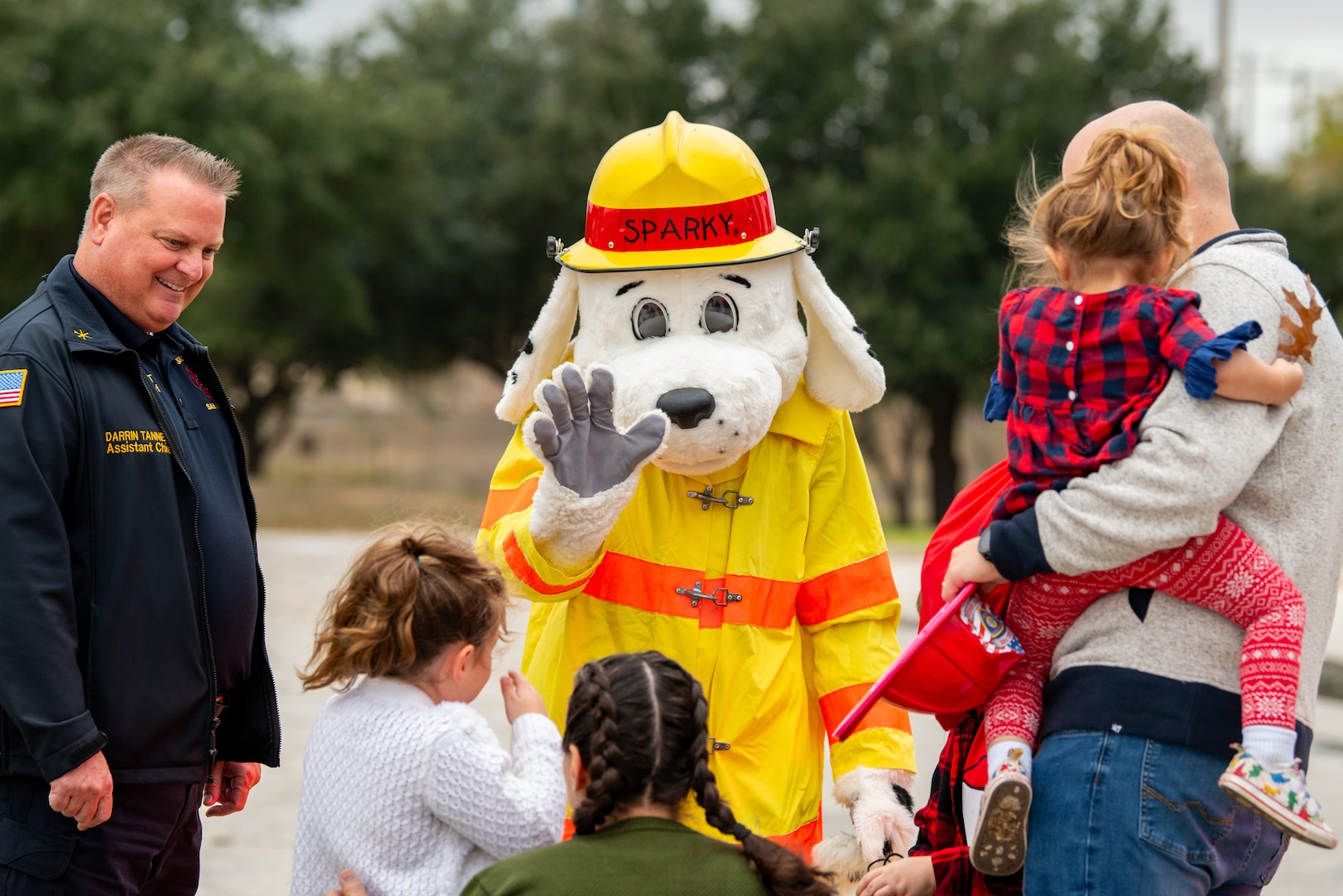 Sparky The Fire Dog Helps Children Through PCS Hardship