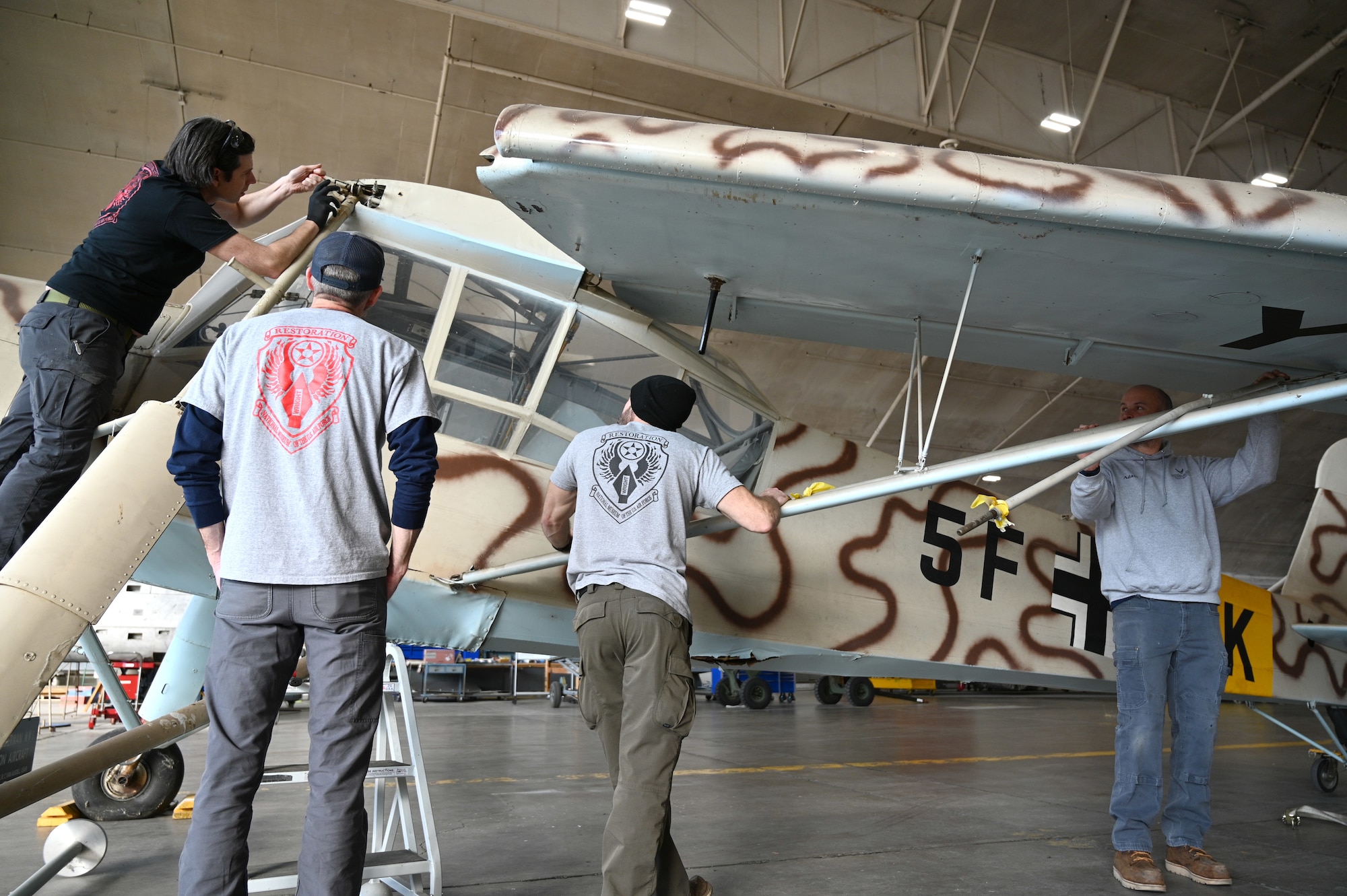 Fieseler Fi-156C-2 Storch undergoing restoration