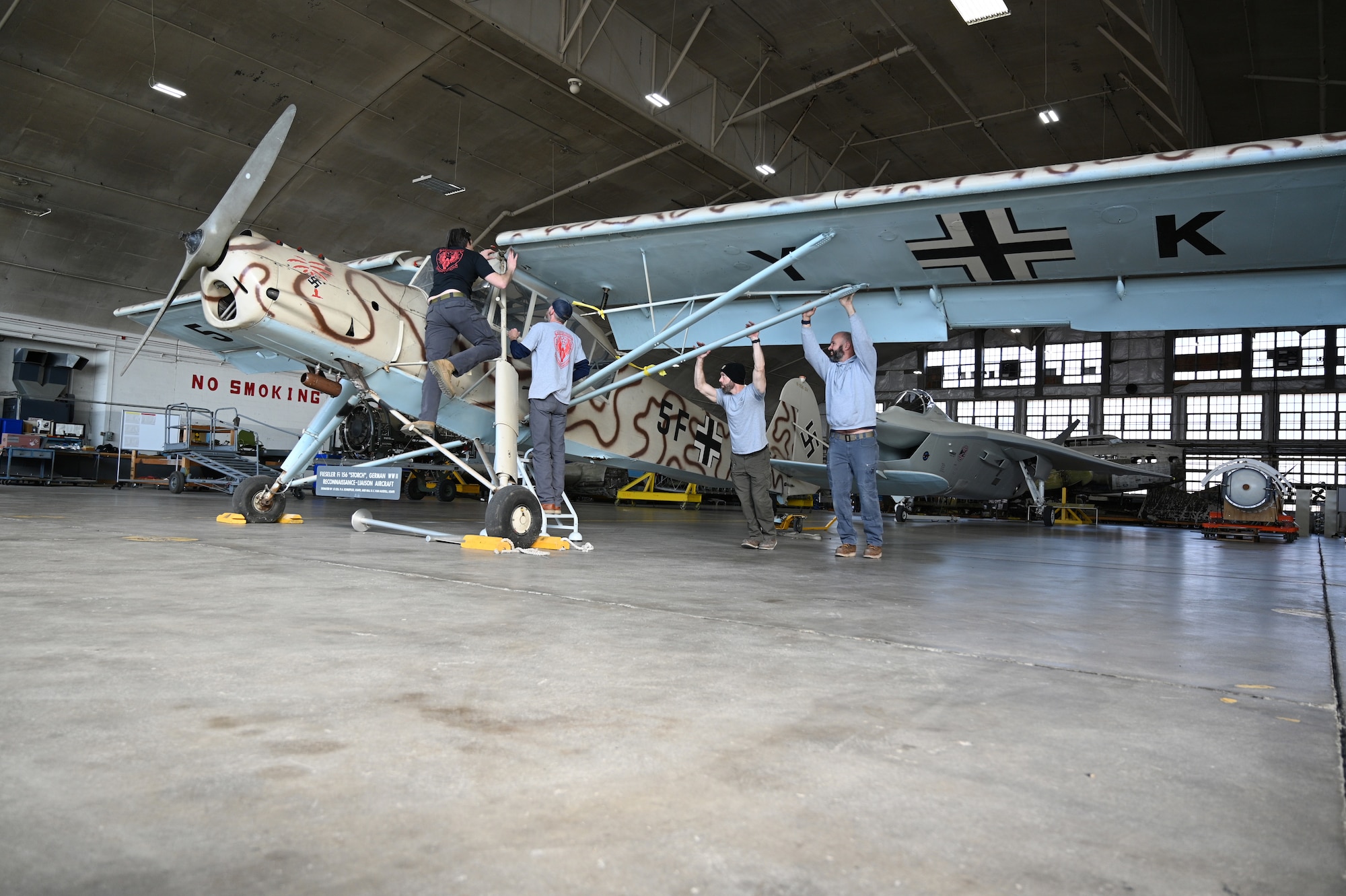 Fieseler Fi-156C-2 Storch undergoing restoration