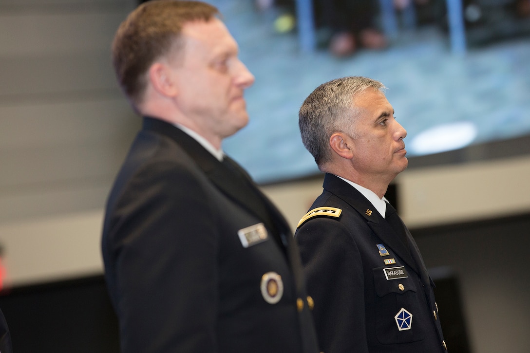 General Nakasone takes Command of CYBERCOM and NSA in May 2018. (Photo by USCYBERCOM Public Affairs Office)