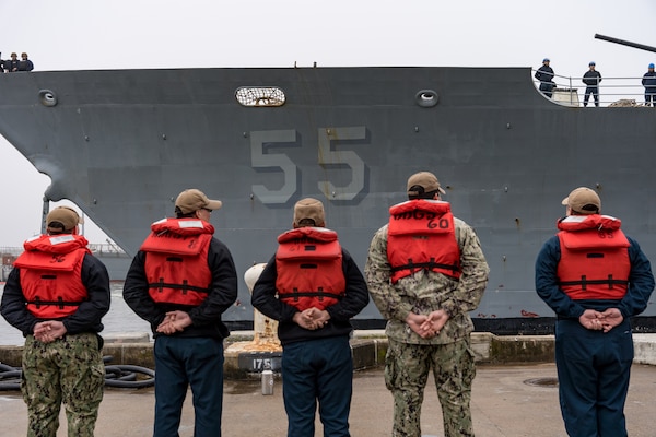 Leyte Gulf will operate with regional partners to strengthen maritime partnerships, enhance U.S. maritime posture and counter threats such as illicit drug trafficking.