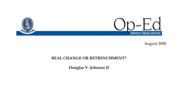 Cover for Real Change or Retrenchment?