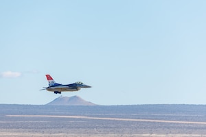 Local students try hands-on STEM experiences during Falcon Rejoin 50, Jan. 25, 2024, at Edwards Air Force Base, California. Falcon Rejoin 50 celebrated the F-16’s 50th anniversary of its first flight, which took place on Edwards AFB, Jan. 20, 1974.
