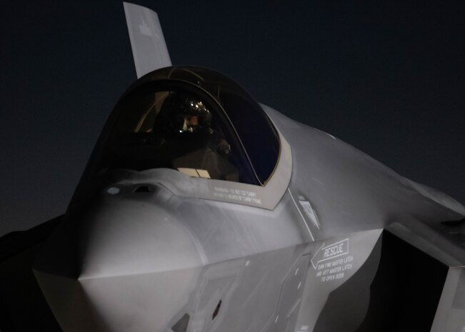 A photo of an F-35A Lightning II