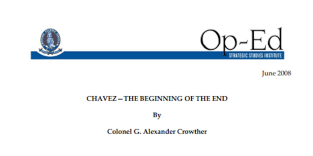 Cover for Chavez- The Beginning of the End