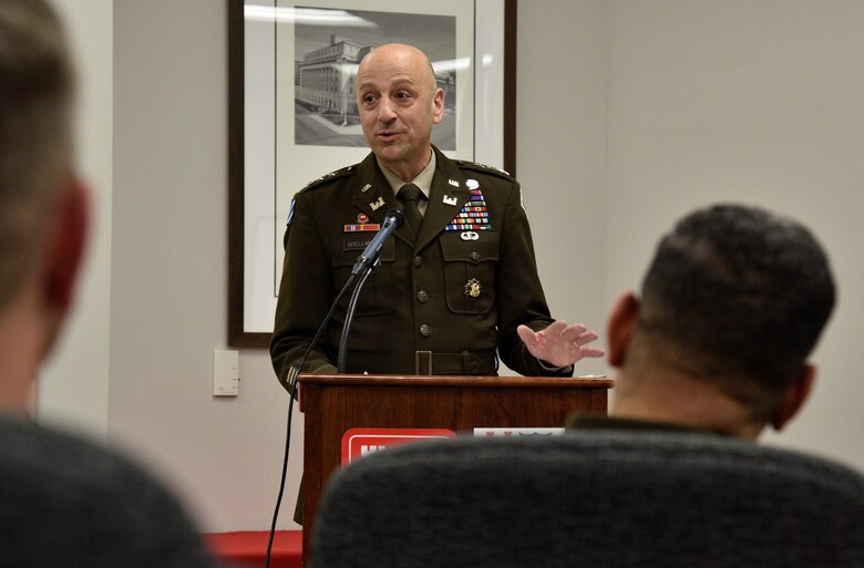 The U.S. Army Corps of Engineers, Great Lakes and Ohio River Division, inducted Regional Business Director Phil Johnson to the Senior Executive Service during a ceremony Jan. 30 at division headquarters in Cincinnati.
