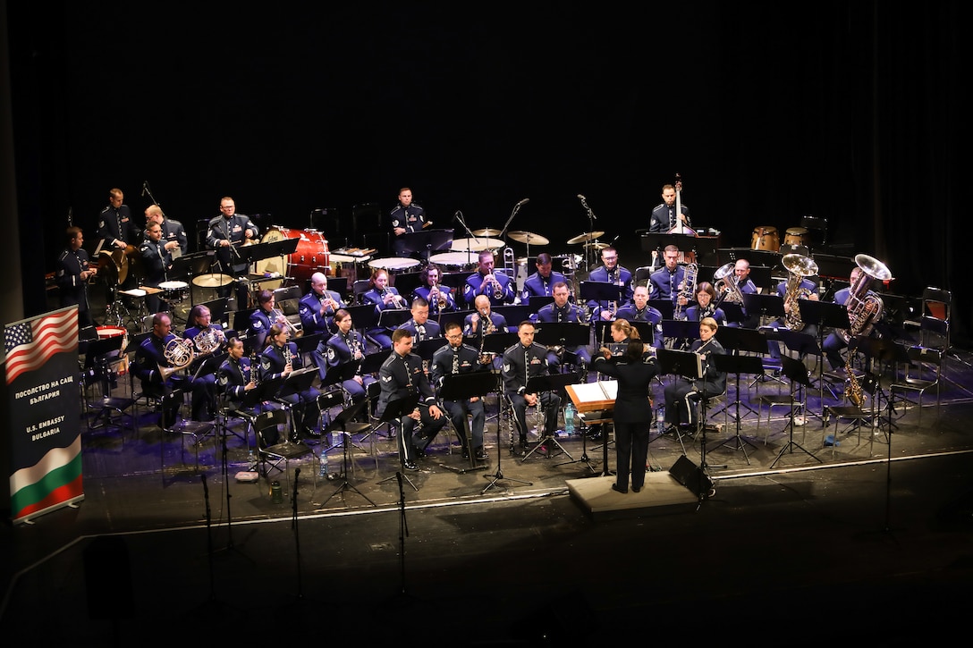 USAFE Concert Band performs in Bulgaria