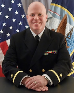 Ensign McGann, a native of Burlington, Massachusetts, graduated in 2003 from the University of Wisconsin-Madison with a Bachelor’s Degree in Trumpet Performance and was commissioned through the Limited Duty Officer and Chief Warrant Officer Program in November of 2023.