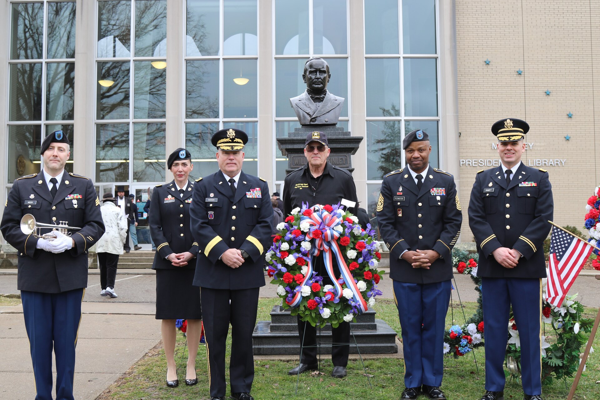 McKinley presidential wreath laying