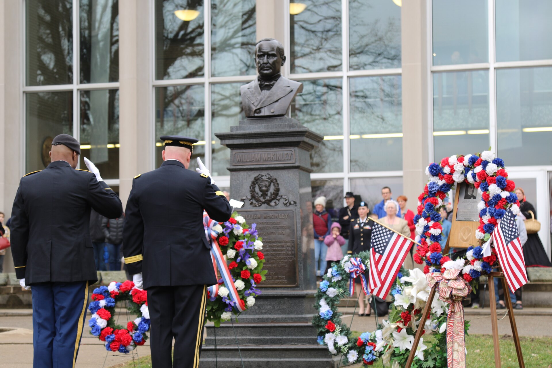 McKinley presidential wreath laying