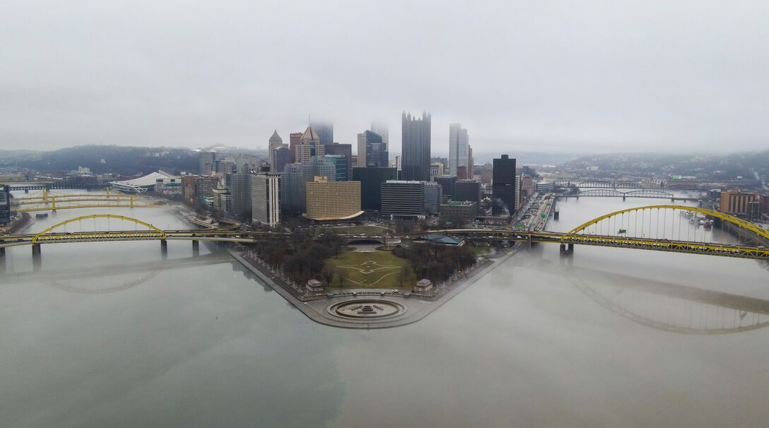 The U.S. Army Corps of Engineers Pittsburgh District operates 23 navigable locks and dams on the Allegheny, Monongahela and Ohio rivers year-round regardless of weather, including in foggy conditions that restrict visibility.