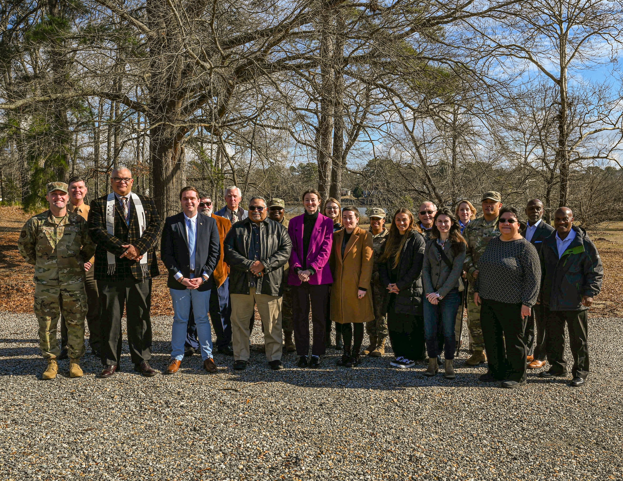 In a display of mutual respect and collaboration, JBLE leadership welcomed members and representatives of the Pamunkey Indian Tribe, Delaware Nation, Nansemond Indian Nation, and the Chickahominy Indian Tribe, for its annual government-to-government Tribal Consultation, Joint Base Langley-Eustis, Virginia, Jan. 19, 2024.