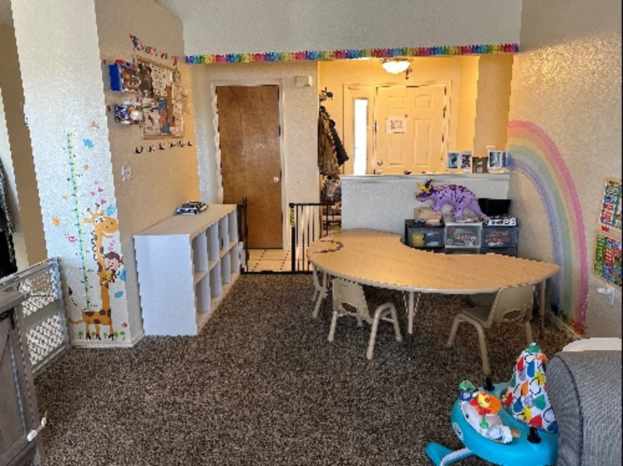 A picture of Roisveli Matos’ Family Child Care (FCC) home is showcased at Altus Air Force Base, Oklahoma, Jan. 29, 2024. Matos transformed her home and opened her new facility to provide care for Airmen and families. (Courtesy photo by Roisveli Matos)