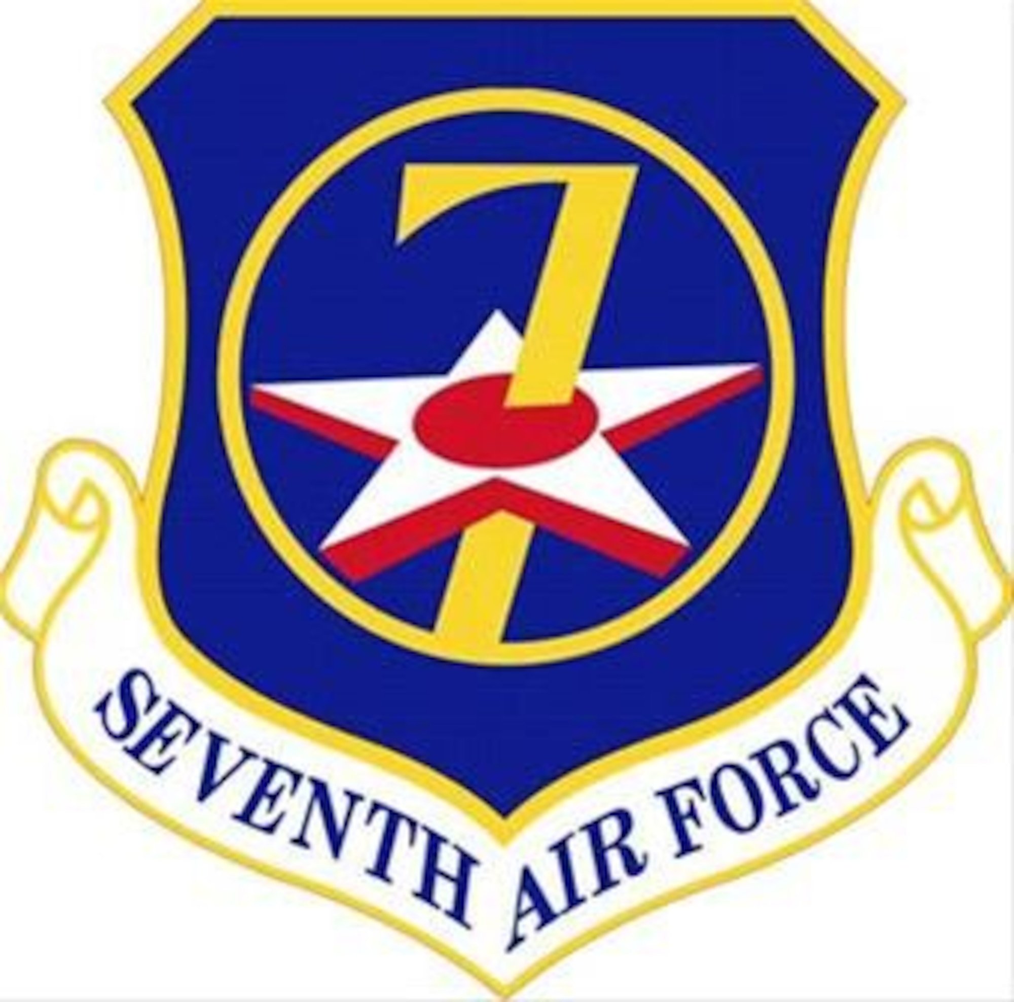 The 7th Air Force logo to accompany a statement by the unit commander.