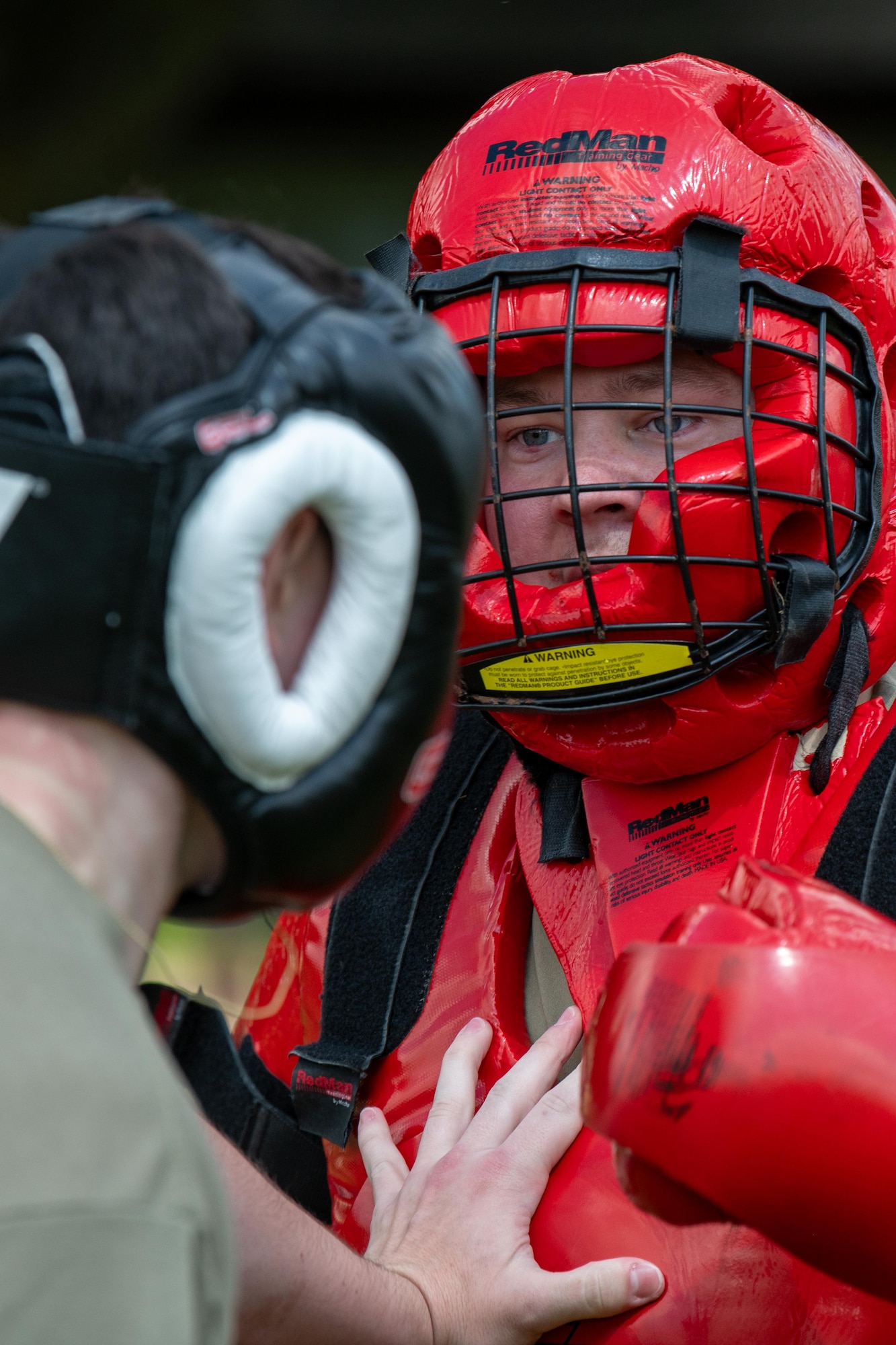 Airmen participate in Red Man training