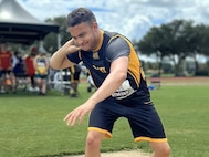 Sgt. Noah Rydesky in field competition for Team Army at the 2024 Department of Defense Warrior Games