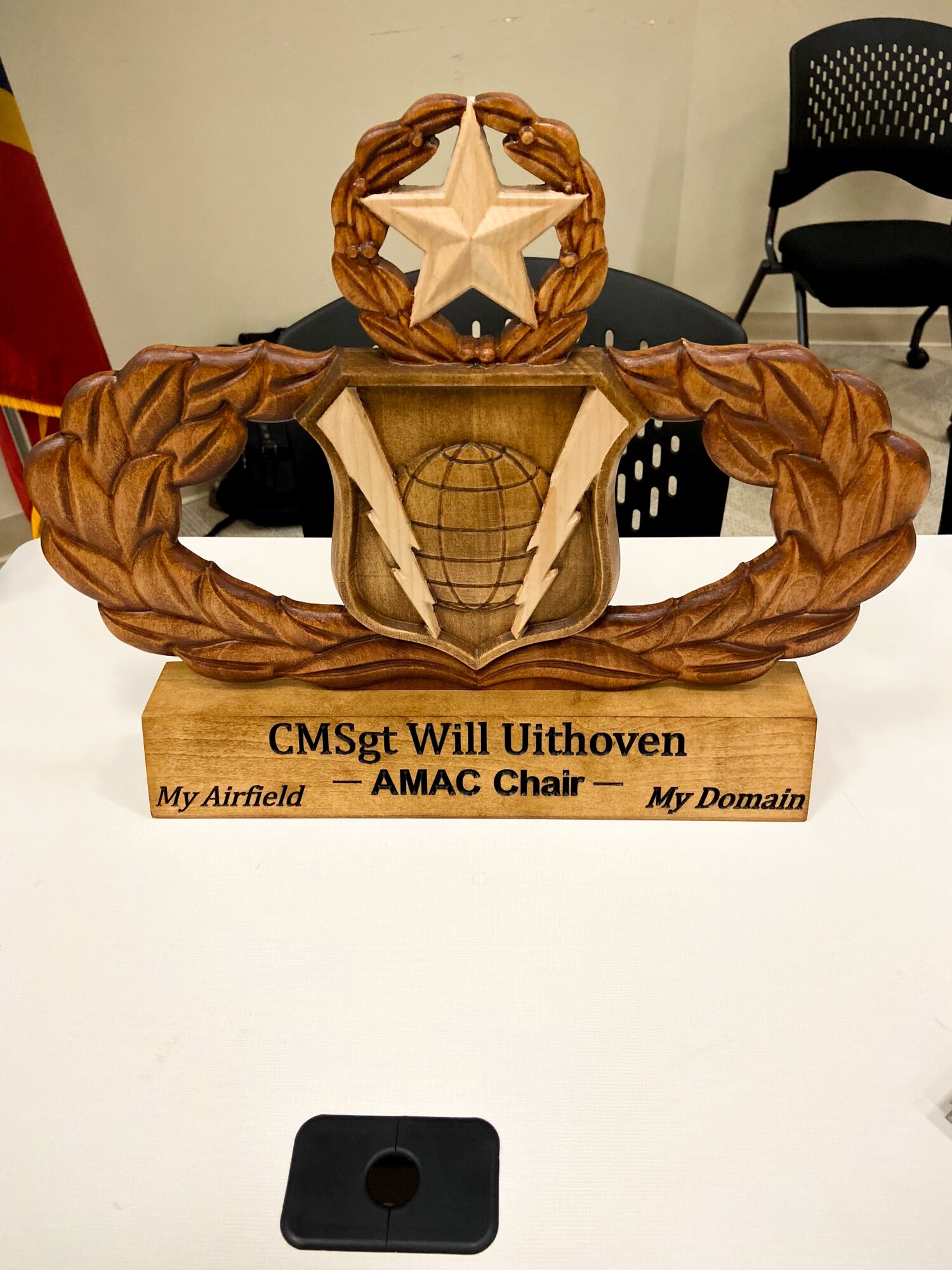 It was then that Prather broke the news to the group that going forward, the award for Airfield Management Excellence would be named the “George W. Uithoven Excellence in Service Award.”