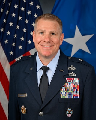 Official portrait of Brig. Gen. Chad R. Ellsworth, U.S. Air Force