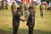 Marine Air Control Group (MACG) 28 change of command ceremony