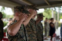 Marine Air Control Group (MACG) 28 change of command ceremony