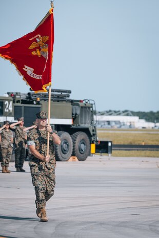H&HS MCAS New River Change of Command Ceremony 2024
