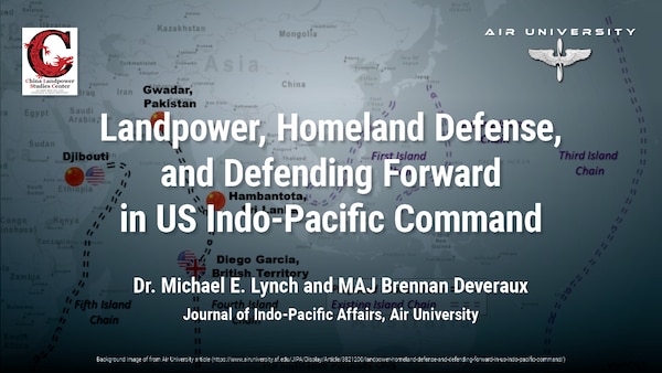 Slde for Landpower, Homeland Defense, and Defending Forward in US Indo-Pacific Command