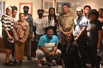 Participants of the 2024 Marion Barry Summer Youth Employment Program attend orientation at the D.C. Armory, June 26. The cohort, comprised of young adults age 18-21, will gain exposure in approx. a dozen work-centers within the D.C. National Guard and D.C. Government Operations-DCNG until Aug. 2. Orientation day included meetings with Marcus Hunt, director, D.C. Government Operations-DCNG, and Maj. Gen. John C. Andonie, Commanding General (interim), D.C. National Guard. Participants also received a tour of the D.C. National Guard Museum highlighting 222-years of service to the nation and District.
