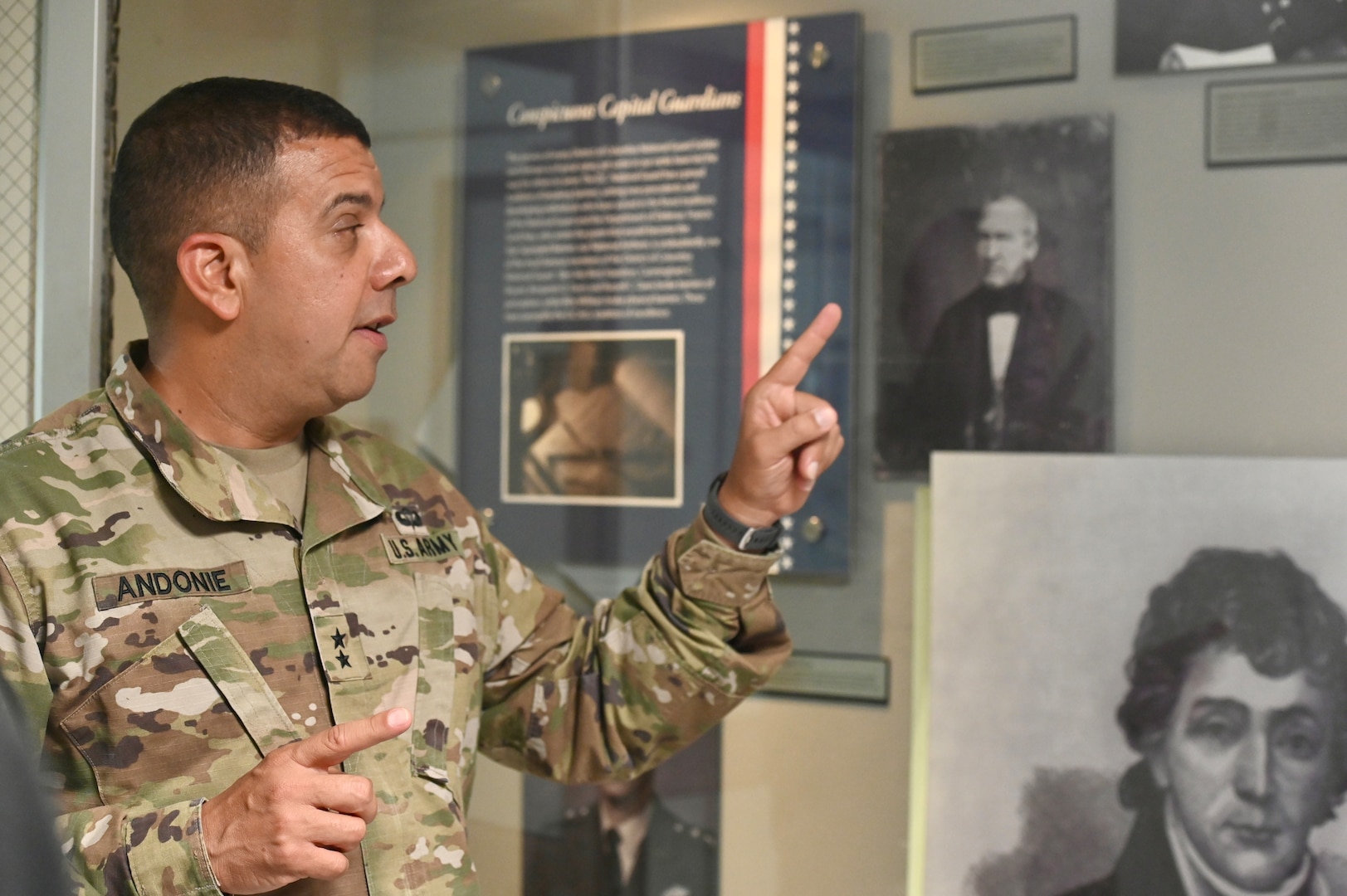 Participants of the 2024 Marion Barry Summer Youth Employment Program attend orientation at the D.C. Armory, June 26. The cohort, comprised of young adults age 18-21, will gain exposure in approx. a dozen work-centers within the D.C. National Guard and D.C. Government Operations-DCNG until Aug. 2. Orientation day included meetings with Marcus Hunt, director, D.C. Government Operations-DCNG, and Maj. Gen. John C. Andonie, Commanding General (interim), D.C. National Guard. Participants also received a tour of the D.C. National Guard Museum highlighting 222-years of service to the nation and District.