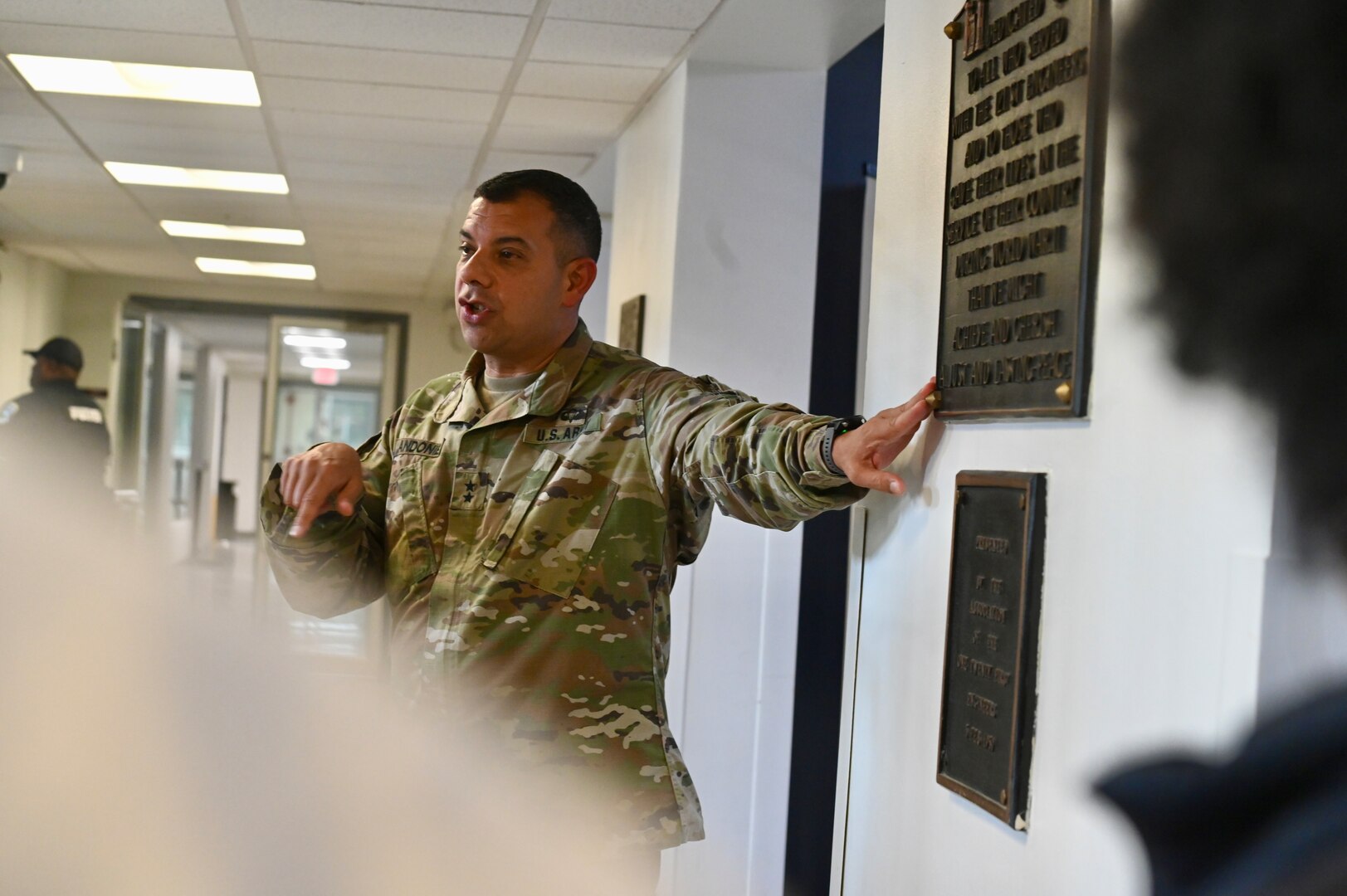 Participants of the 2024 Marion Barry Summer Youth Employment Program attend orientation at the D.C. Armory, June 26. The cohort, comprised of young adults age 18-21, will gain exposure in approx. a dozen work-centers within the D.C. National Guard and D.C. Government Operations-DCNG until Aug. 2. Orientation day included meetings with Marcus Hunt, director, D.C. Government Operations-DCNG, and Maj. Gen. John C. Andonie, Commanding General (interim), D.C. National Guard. Participants also received a tour of the D.C. National Guard Museum highlighting 222-years of service to the nation and District.