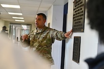 Participants of the 2024 Marion Barry Summer Youth Employment Program attend orientation at the D.C. Armory, June 26. The cohort, comprised of young adults age 18-21, will gain exposure in approx. a dozen work-centers within the D.C. National Guard and D.C. Government Operations-DCNG until Aug. 2. Orientation day included meetings with Marcus Hunt, director, D.C. Government Operations-DCNG, and Maj. Gen. John C. Andonie, Commanding General (interim), D.C. National Guard. Participants also received a tour of the D.C. National Guard Museum highlighting 222-years of service to the nation and District.