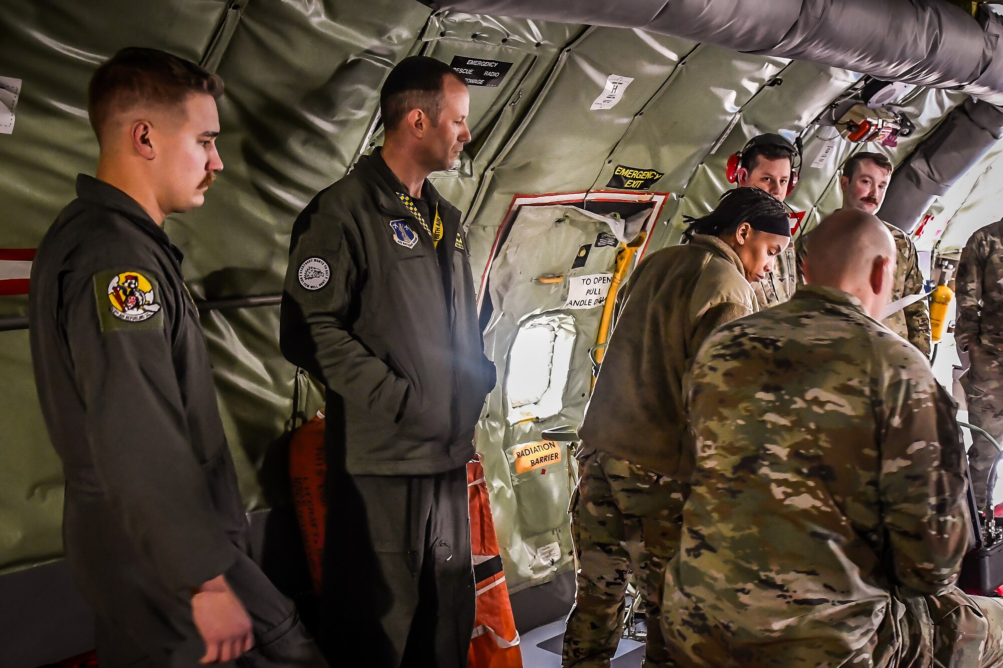 Airmen of the 354th Fighter Wing and 168th Wing collaborated and conducted a training course on the Emergency Evacuation Chamber (EEHS) portable decompression sickness chamber, Hyperlite 1, at Eielson Air Force Base, Alaska.