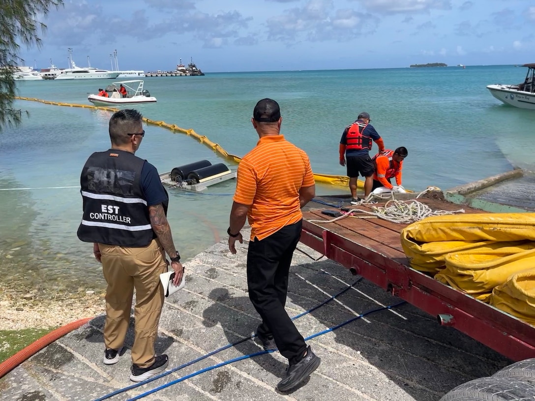 GARAPAN, Saipan, CNMI — U.S. Coast Guard Forces Micronesia/Sector Guam, in partnership with the CNMI Office of Homeland Security and Emergency Management (HSEM), the Commonwealth Port Authority, and Isla Petroleum & Energy (IP&E), successfully concluded the first-ever full-scale exercise, dubbed Lina'la Halom Tasi 2024, from June 25 to 27. This exercise simulated an oil spill and aimed to enhance response capabilities and coordination among various regional agencies and organizations.

Cmdr. Ryan Crose, deputy commander of U.S. Coast Guard Forces Micronesia/Sector Guam, praised the collaborative efforts, stating, "The Lina'la Halom Tasi Exercise 2024 is the first-ever full-scale pollution response exercise in the CNMI. It showcases the strength of our partnership with the CNMI. Our joint efforts in everything from the regional response plan to testing it in this exercise significantly improved our ability to respond effectively to maritime emergencies, ensuring the safety and security of our waters. We look forward to continued collaboration with our CNMI partners to enhance our collective preparedness and resilience."