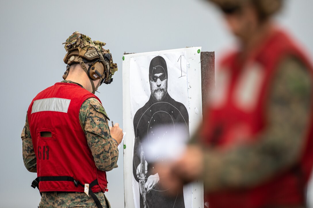 BLT 1/8, 24th MEU (SOC) Deck Shoot Aboard USS Wasp (LHD 1)