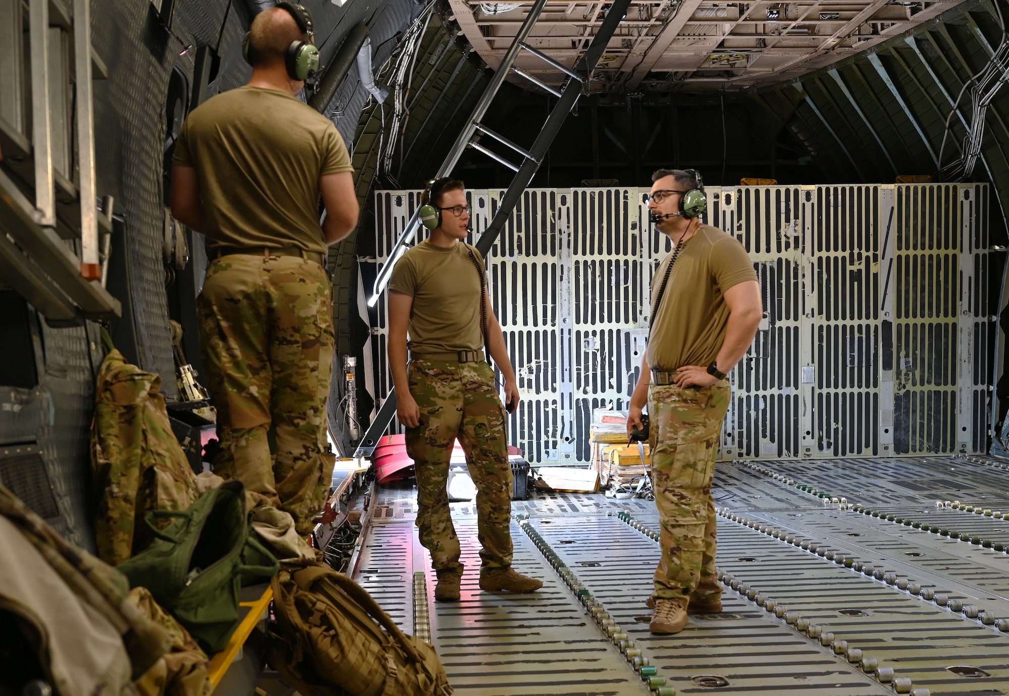 Engineers discuss preflight checks