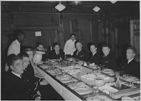 Wardroom aboard USS SEA CLOUD, circa 1944