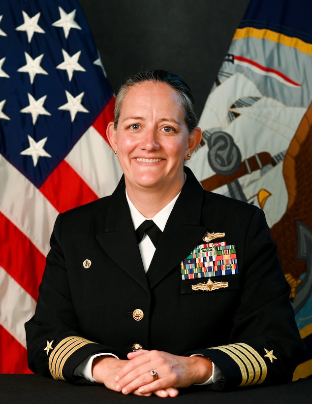 Capt. Sarah Sherwood, commanding officer, Center for Information ...