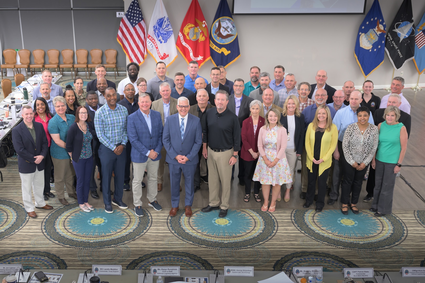 Defense Logistics Agency senior leaders pose for a photo