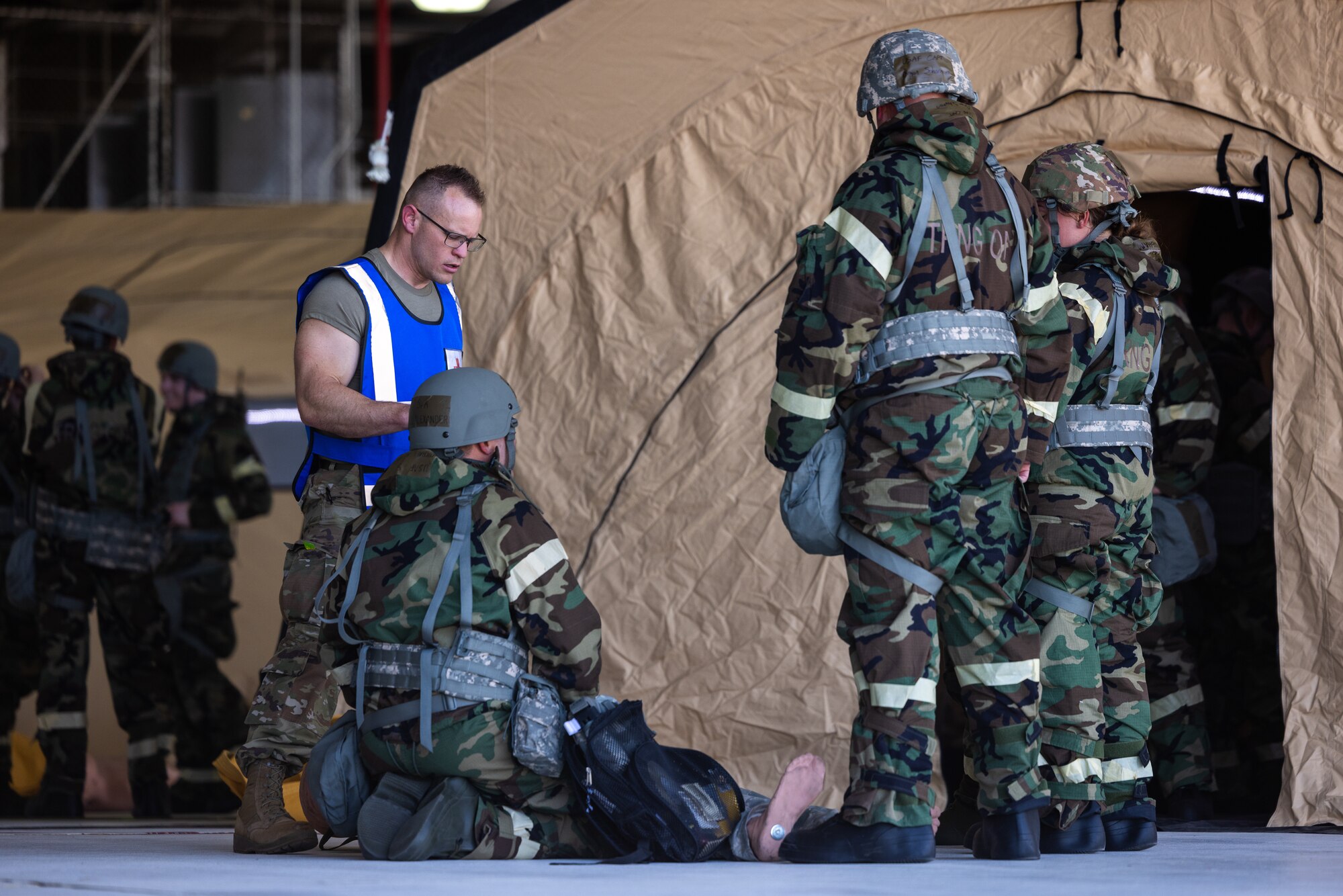 UTANG members on participate on CBRNE FTX Exercise
