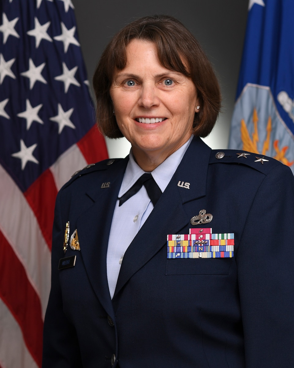 This is the official portrait of Maj. Gen. Elizabeth Arledge.