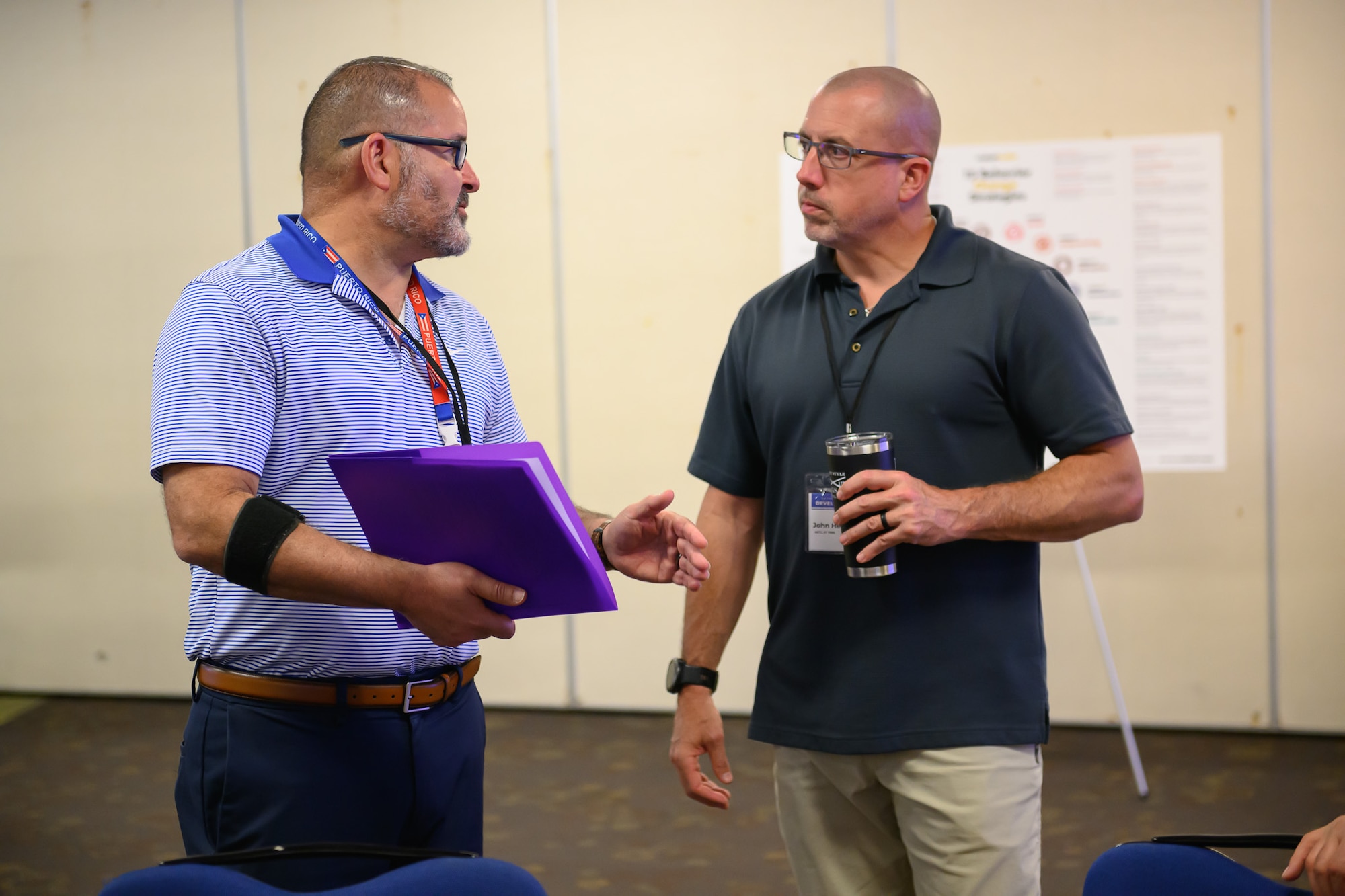 Shots of individuals communicating and participating in the Developers' Summit 2024