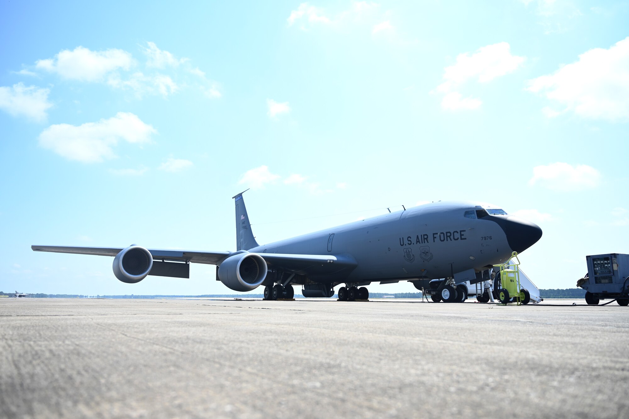 A KC-135 prepares for a sortie.