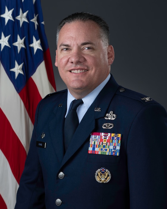 Studio portrait of new 60th MSG commander