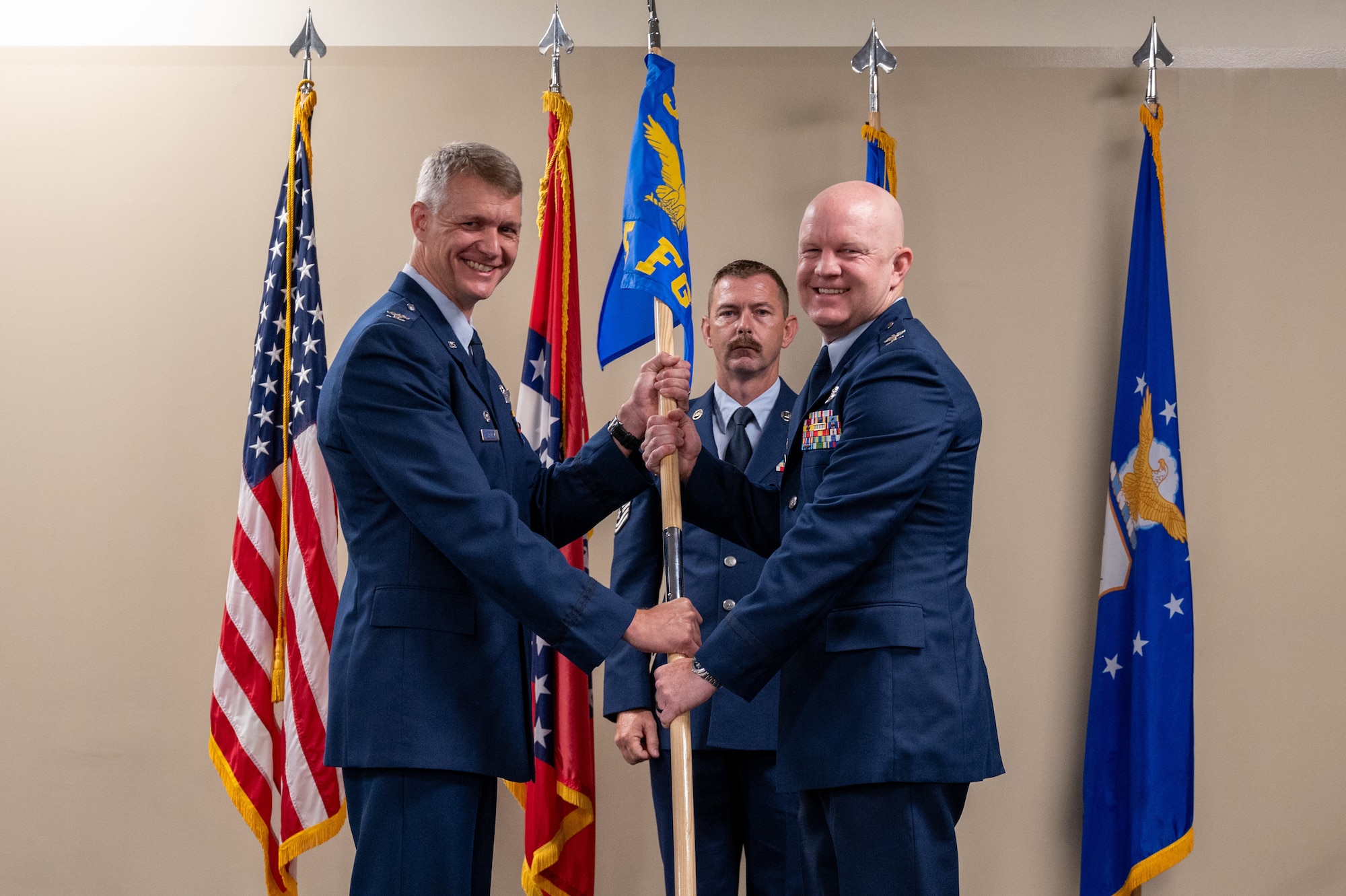 The 33rd Fighter Wing reactivated the 85th Fighter Group and 57th Fighter Wing at Ebbing Air National Guard Base, Arkansas.