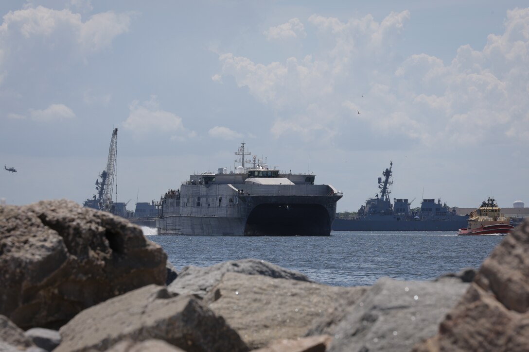 The USNS Burlington (T-EPF 10) departs Naval Station Mayport for Continuing Promise 2024 on July 3, 2024. Continuing Promise 2024 marks the 14th mission to the region since 2007 and the second aboard USNS Burlington. The mission will foster goodwill, strengthen existing partnerships with partner nations, and encourage the establishment of new partnerships among countries, non-government organizations, and international organizations.