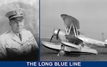 Official photograph of Charles T. Thrun in his dress uniform. (U.S. Coast Guard)
The Grumman J2F “Duck” No. 162 that Thrun flew when he died. (U.S. Coast Guard)