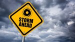 Graphic "Storm ahead."