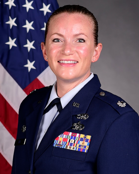 Lt. Col. Whitney M. Lee, 315th Mission Support Squadron Commander, official photo.