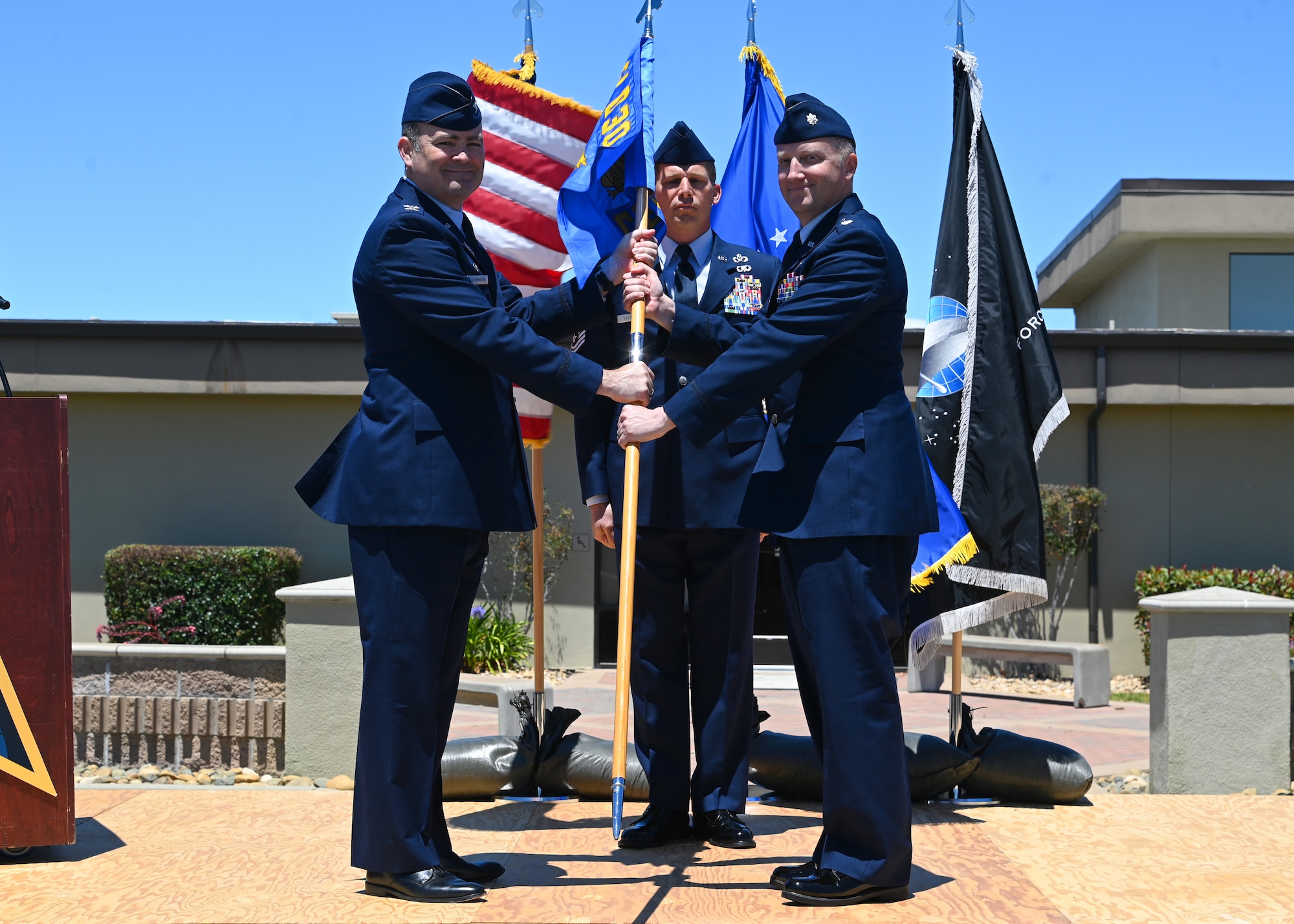 vsfb 30th ces assumption of command
