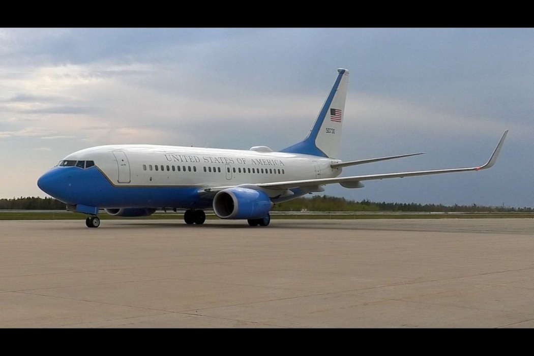 A C-40 from the 932nd Airlift Wing taxis on the flightline May 16 in support of the First Lady of the United States Jill Biden, and the Second Gentleman of the United States Douglas Emhoff. Located at Scott Air Force Base, Illinois, with a total force of more than 1,100 personnel, the Air Force Reserve's 932nd Airlift Wing trains, equips, and employs C-40C aircraft airlift to fly all senior civilian and military leaders worldwide and is the only Air Force Reserve with that flies the C-40.